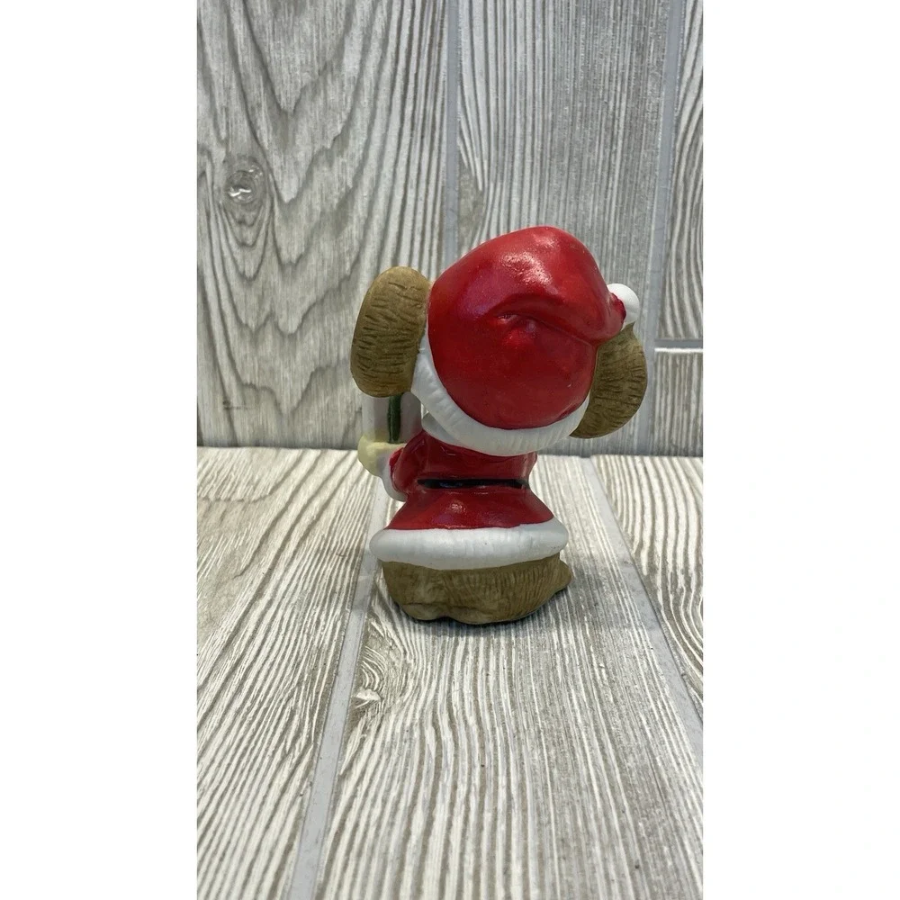Vintage #5405 Homco Christmas Mice Figurines Ceramic Holiday Decor